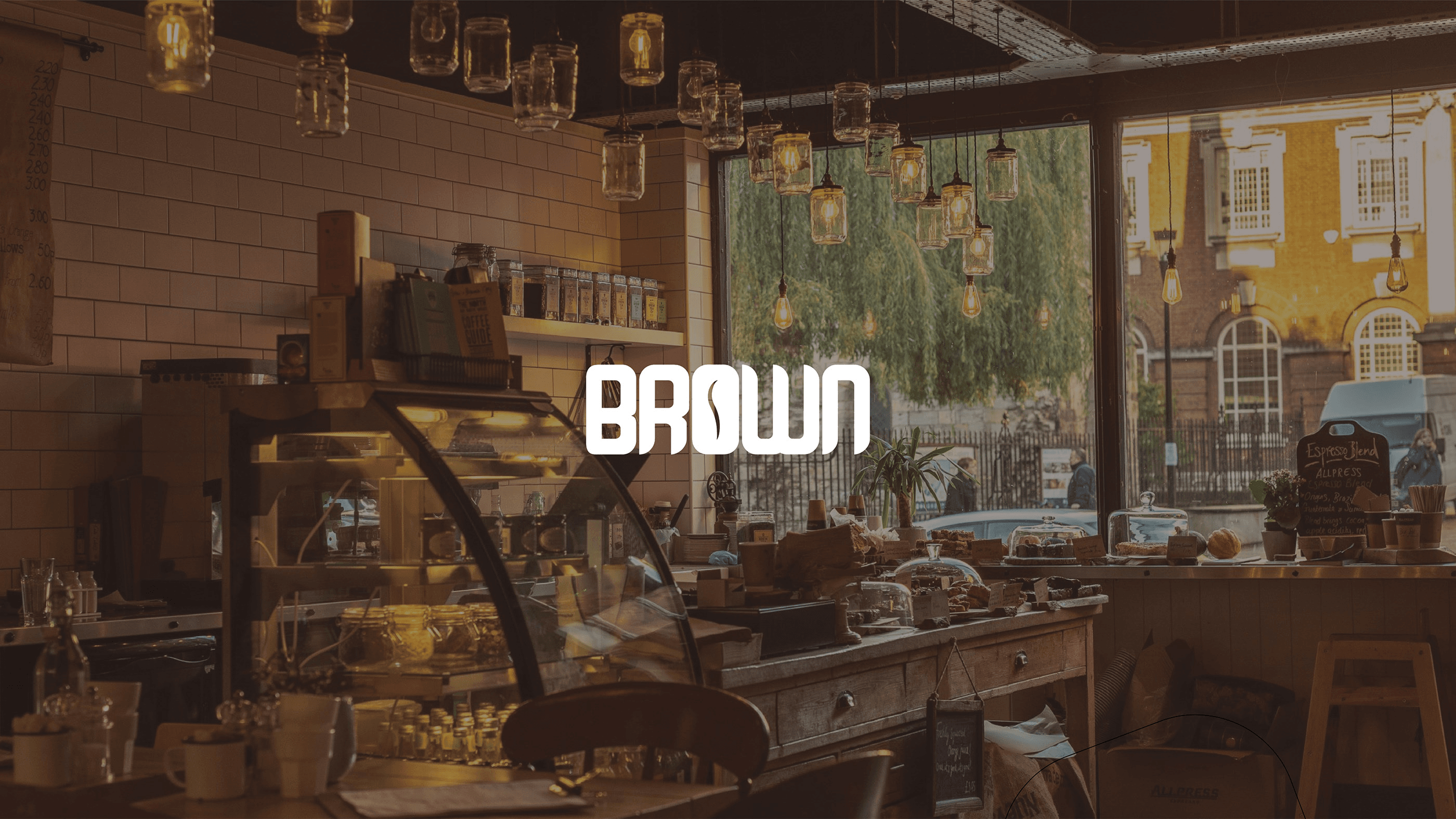 Brown Cafe Brand Identity Design